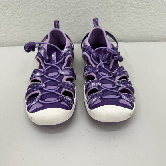 Keen Moxie Purple Closed Toe Outdoor Hiking Sandals Shoes 1026284 Girls Youth 2 - Picture 2 of 8